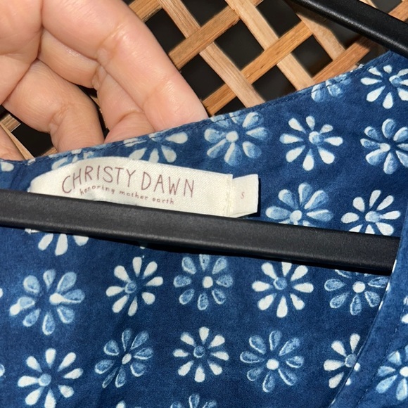 Christy Dawn Scarlet Dress in Indigo Daisy (petite small) - Picture 7 of 10